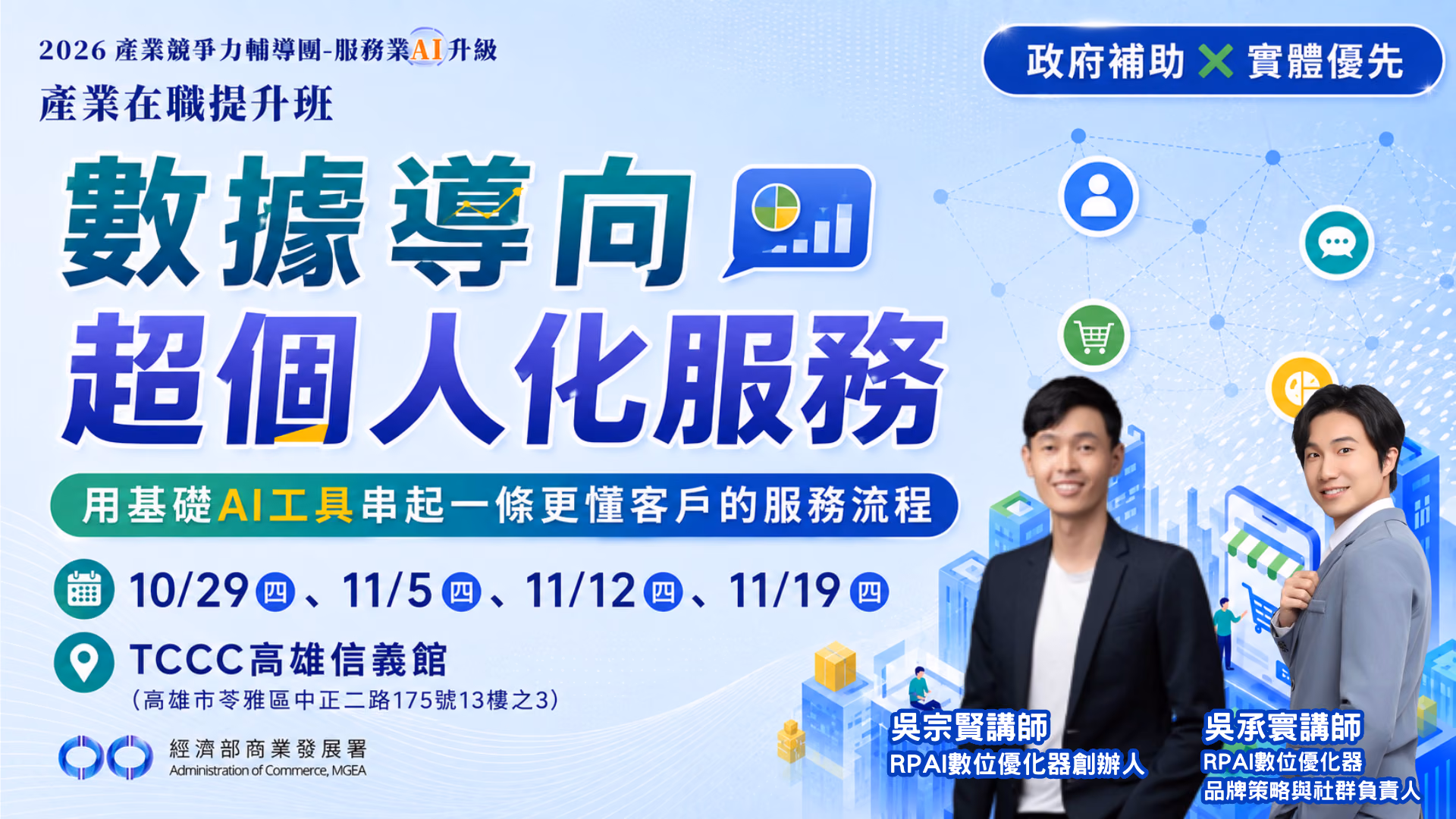 【高雄班】數據導向超個人化服務: 用基礎AI工具串起一條更懂客戶的服務流程